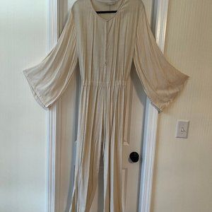 BRAND NEW without TAGS INDAH CREAM JUMPSUIT, SIZE L